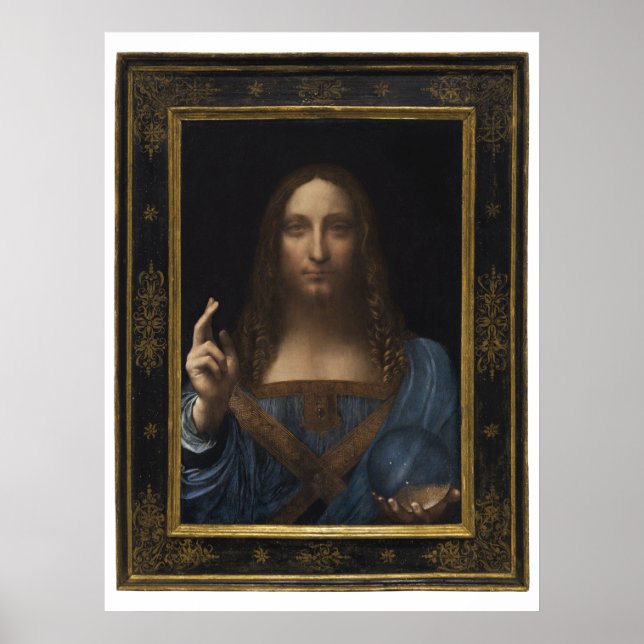 Poster d'art Salvator Mundi (Devant)