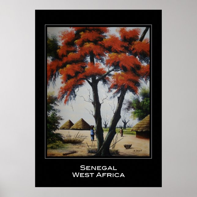 Poster d'art sénégalais (Devant)