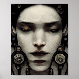 Poster d'Art Surreal Face