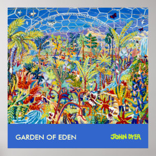 Poster d'art : The Eden Project Cornwall, UK