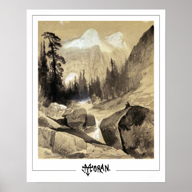 Poster d'art Thomas Moran Zedign #133 (Devant)