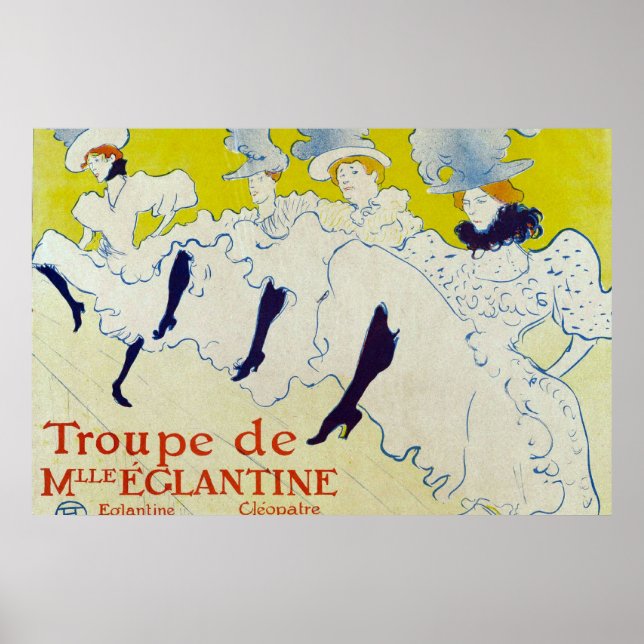 Poster d'art Toulouse Lautrec (Devant)