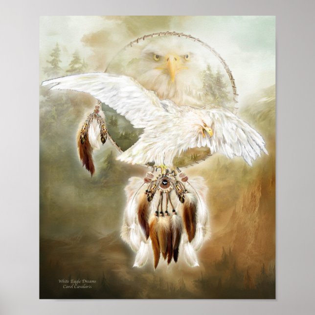 Poster d'art White Eagle Dreams/Imprimer (Devant)