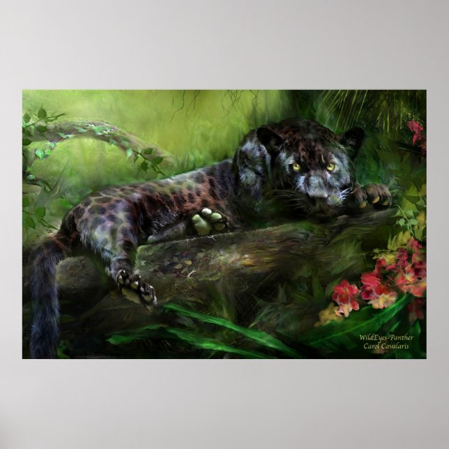 Poster d'art WildEyes-Panther/Imprimer (Devant)
