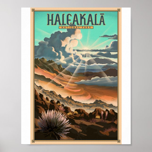 Poster d'artisanat du Parc national de Haleakala L (Devant)