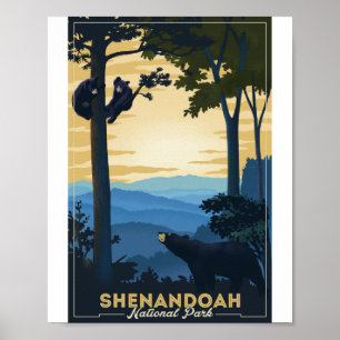 Poster d'artisanat du Parc national de Shenandoah 