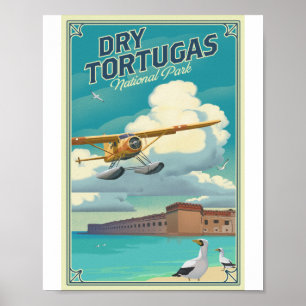 Poster d'artisanat du Parc national Dry Tortugas