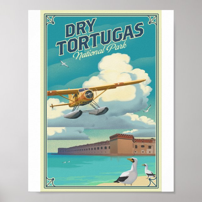 Poster d'artisanat du Parc national Dry Tortugas (Devant)