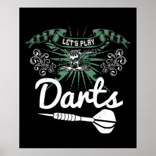 Poster Darts - Let's Play Darts