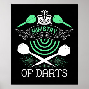 Poster Darts - Ministère Des Darts