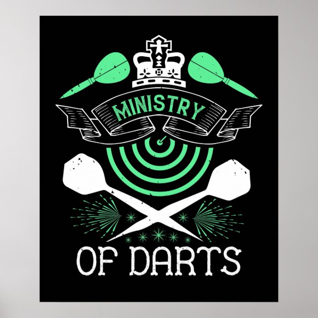 Poster Darts - Ministère Des Darts (Devant)