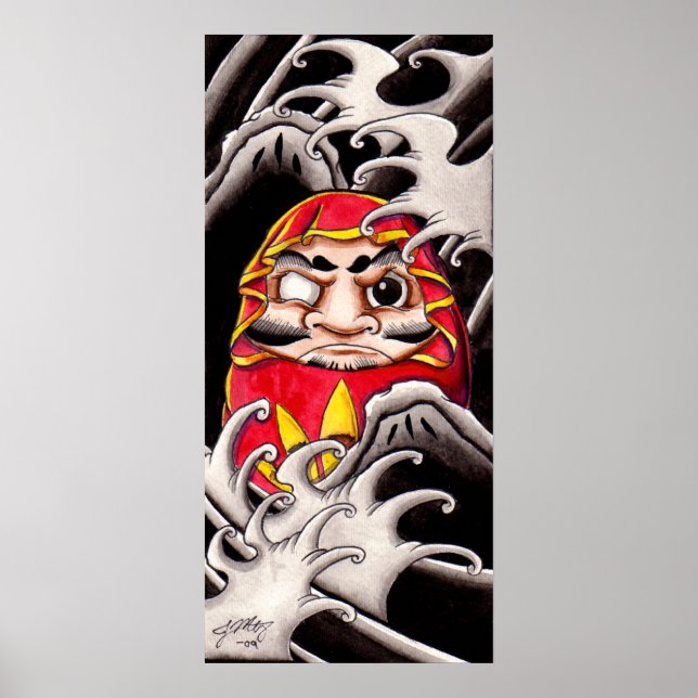 Poster Daruma-San (Devant)