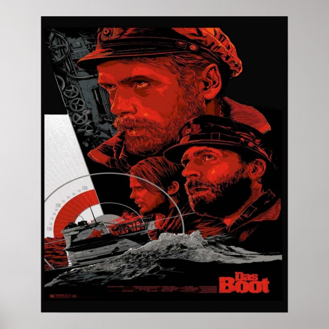 Poster Das Boot Cult Film de cinéma par le réalisateur de (Devant)