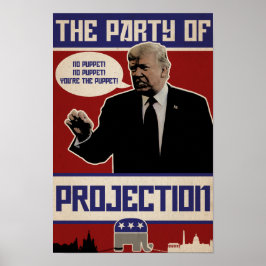 Poster "Das Party der Projektion"