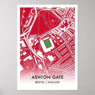 Poster d'Ashton Gate - Accueil du Bristol City FC,