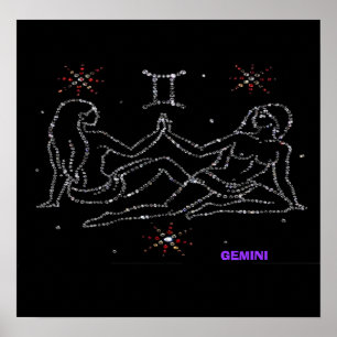 Poster d'Astrologie Gemini