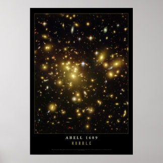 Poster d'astronomie Abell 1689 Galaxies