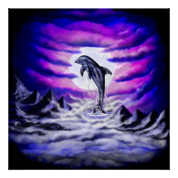 Dauphin clair de lune