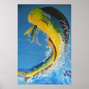 Poster Dauphin volant