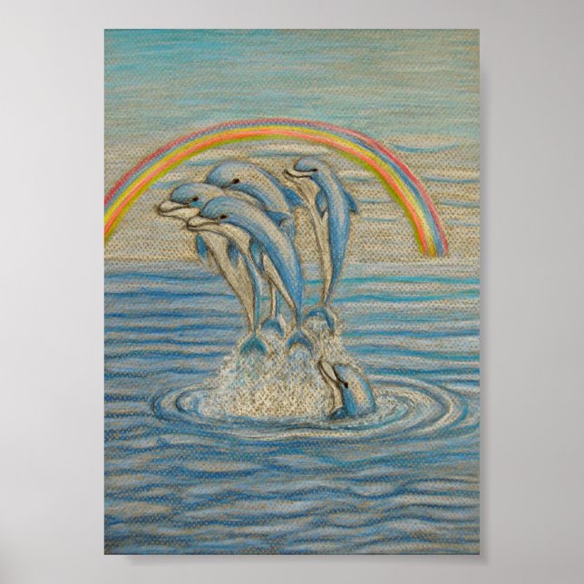 Poster Dauphins (Devant)