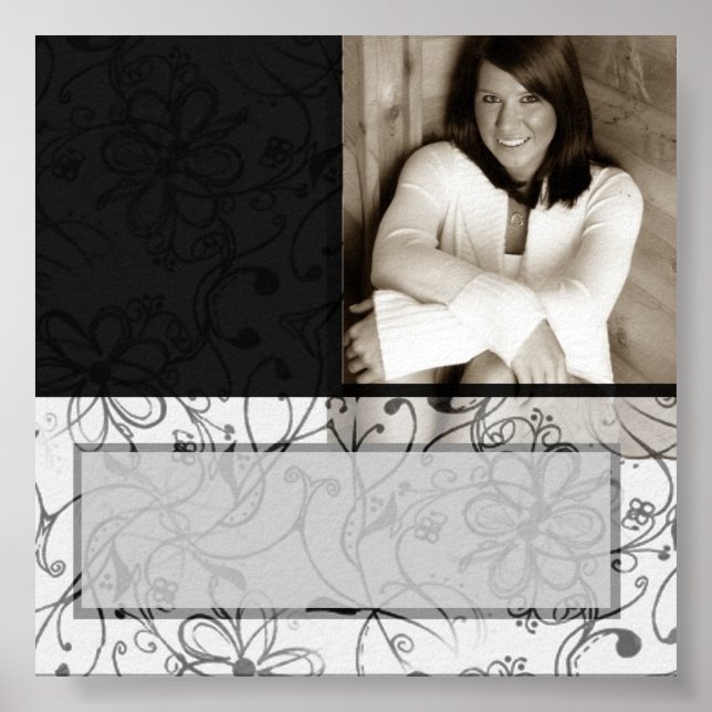 Poster d'autographe personnalisable de défilement  (Devant)