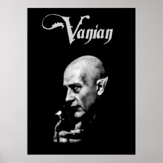 Poster Dave Vanian Nosferatu Live