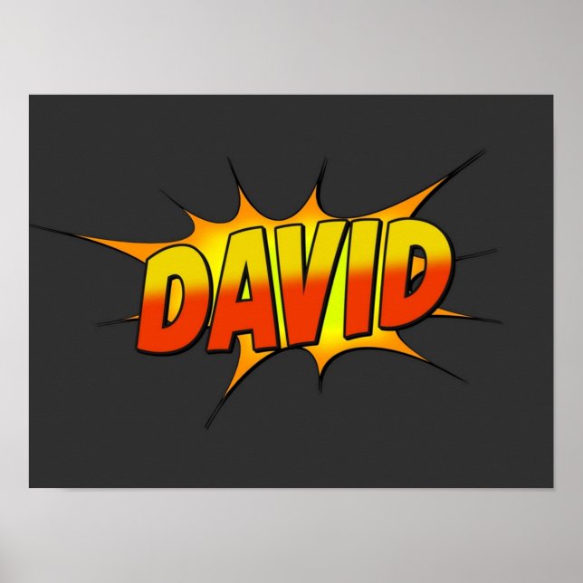 Poster David (Devant)