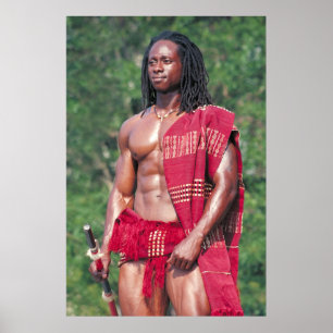 Poster, David Adomah as "The Afrikan" Poster