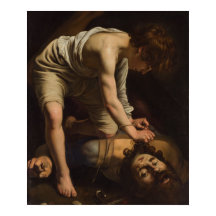 David avec le chef de Goliath