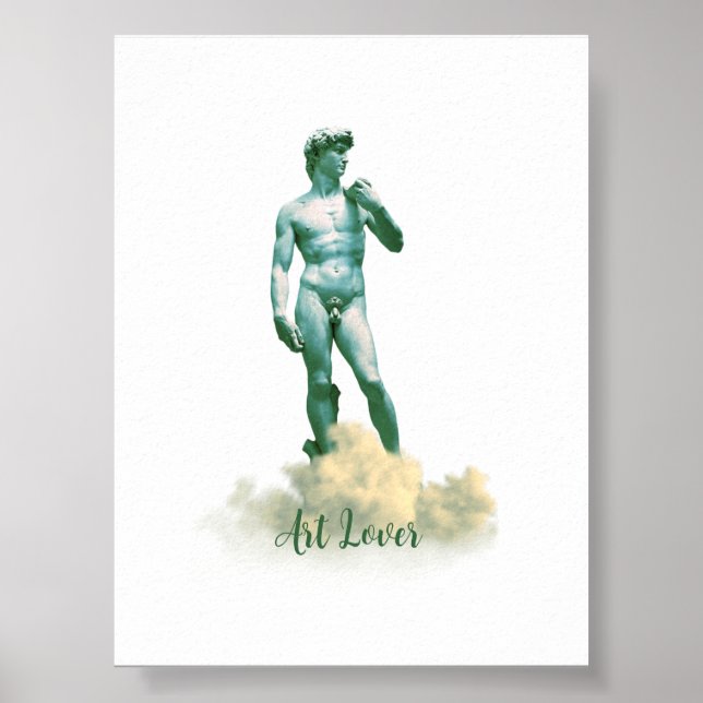 Poster David dans les Nuages (Devant)