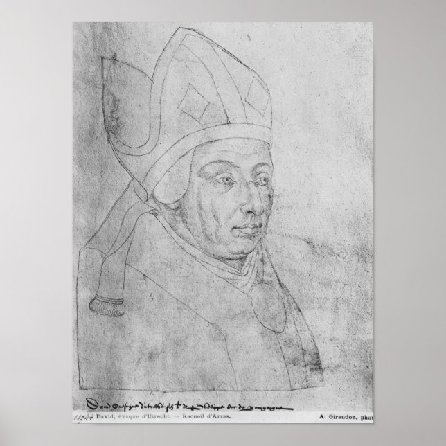 Poster David, évêque d'Utrecht (Devant)