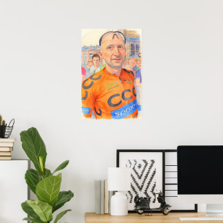 Poster Davide Rebellin Flèche Brabançonne à Louvain 2015