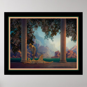 Poster "Daybreak" 1922 Maxfield Parrish