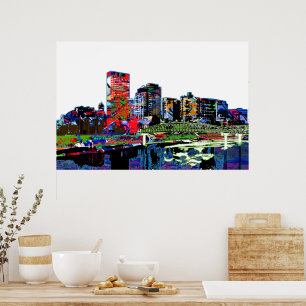 Poster Dayton, Ohio en graffiti