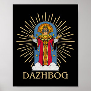 Poster Dazhbog Ancien Mythe Slav Paganisme Russi