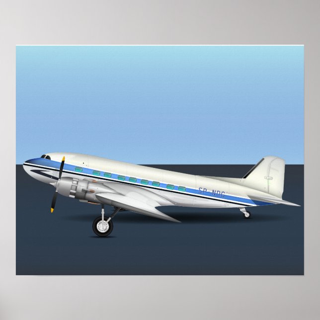 POSTER DC-3 (Devant)