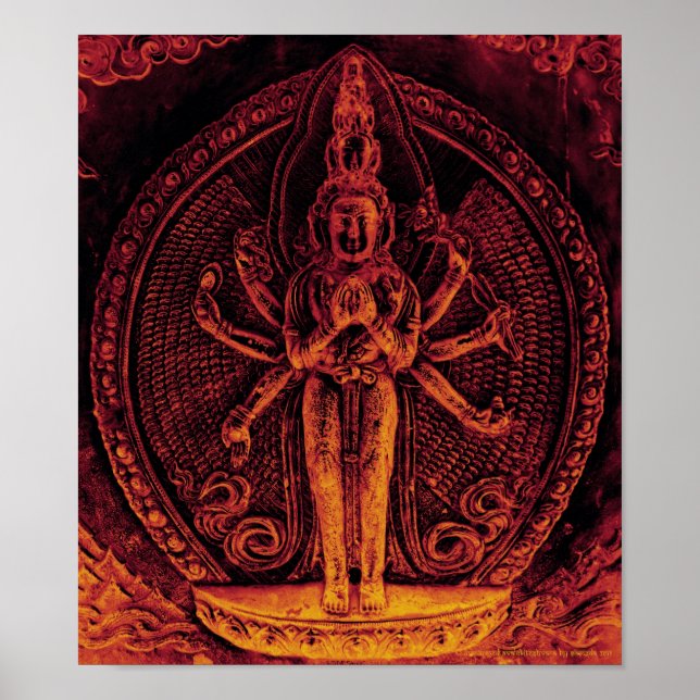 Poster de 1000Avalokiteshvara armé (Devant)