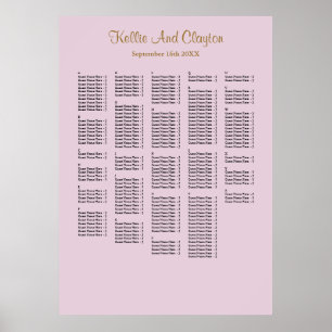 Poster de 250+ Purple Simple Mariage