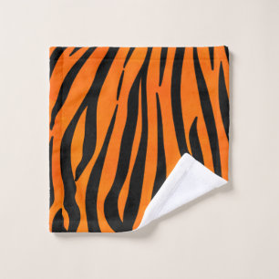 Poster de animal de bandes de tigres noirs orange 