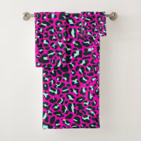 Poster de animal de Cheetah Leopard rose moderne