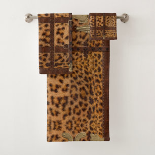 Poster de animal de Jaguar, une tribu de cuir Vint