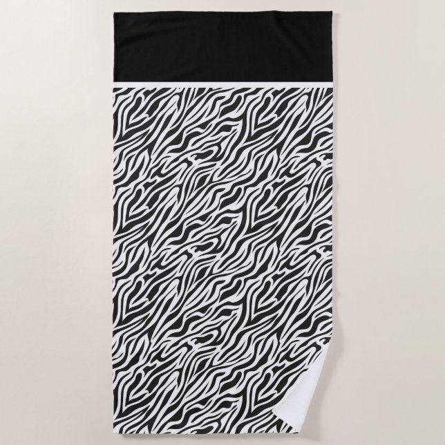 Poster de animal de serviettes de plage (Devant)