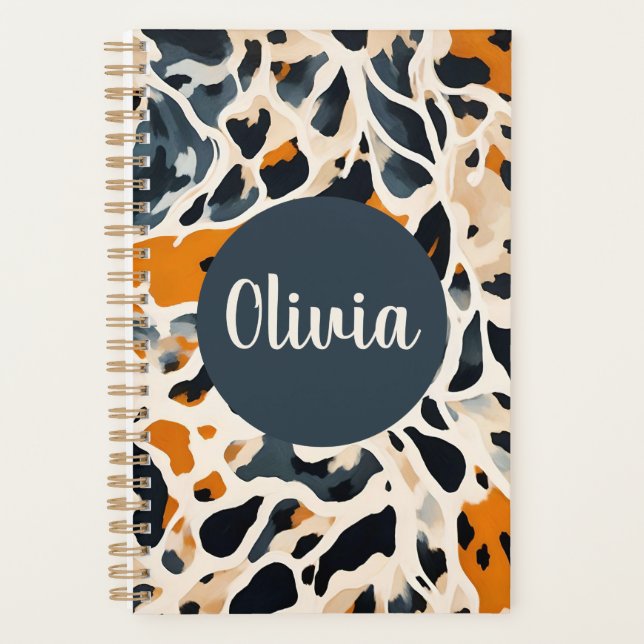 Poster de animal Giraffe personnalisé (Devant)