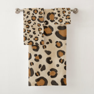 Poster de animal Leopard simple Tan Brown