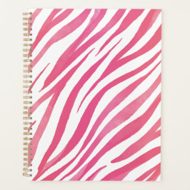 Poster de animal sauvage rose Zebra Stripes