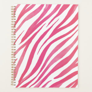 Poster de animal sauvage rose Zebra Stripes