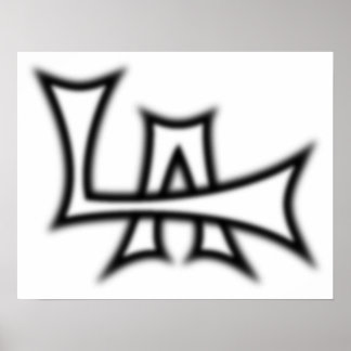 Poster de B&W Los Angeles