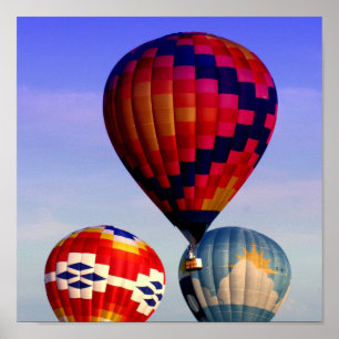Poster de ballon à air chaud