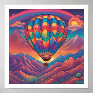 Poster de ballon à air chaud