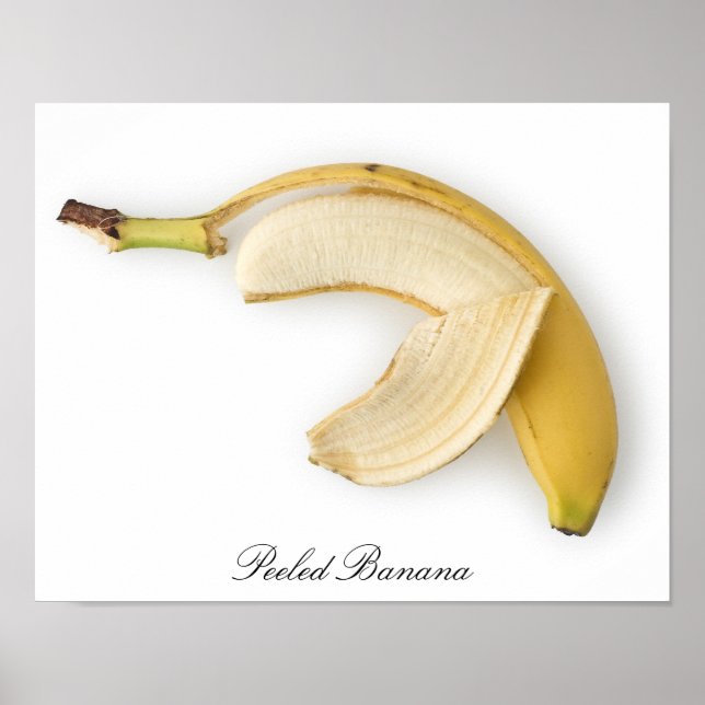 Poster de banane décorée (Devant)